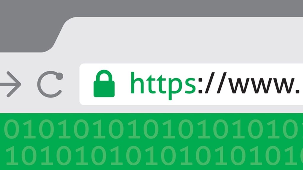 Ausência do cadeado ou do “https” no endereço